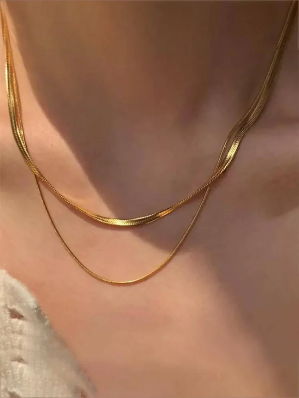 2pcs/set Minimalist Chain Necklace