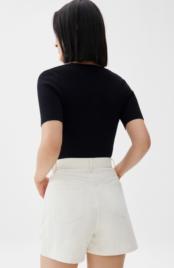 Classic Denim Shorts - Image 2