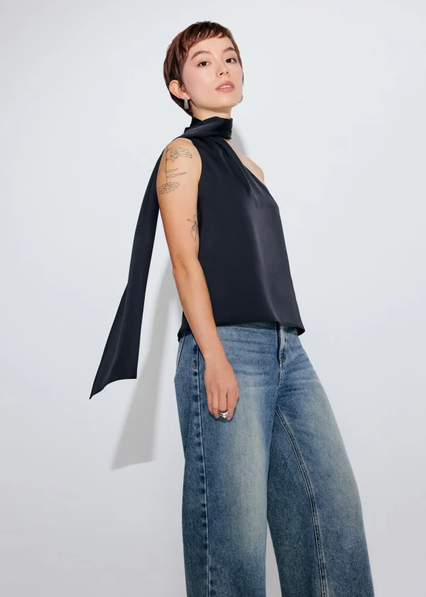 Multi-way Front Sash Satin Top