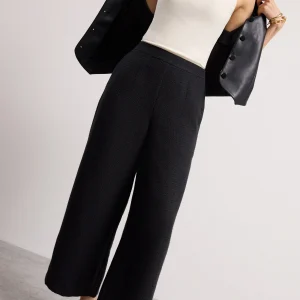 Tweed High Waist Wide Leg Culottes