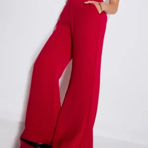 Crepe Kick Flare Pants