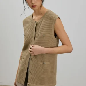 Yun Boxy Knit Vest
